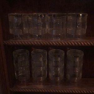 4 tall 4short  Ralph Lauren glassware
